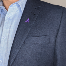 Load image into Gallery viewer, Pancreatic Cancer Awareness Metal Pin - Ribbon Design
