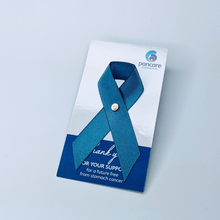 Load image into Gallery viewer, Stomach Cancer Awareness Ribbon - Premium Cloth with Clasp