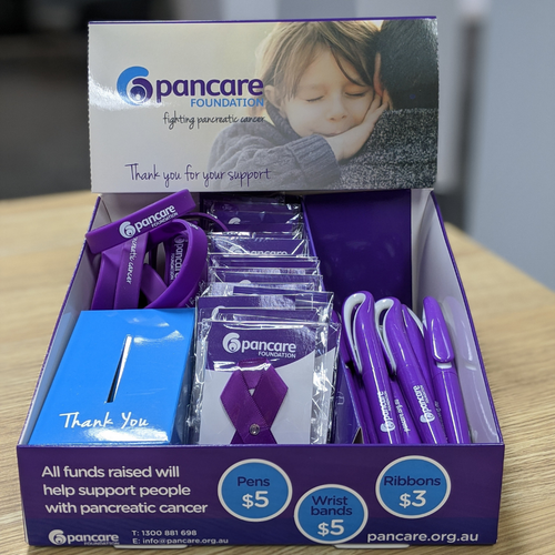 Pancare Fundraising Merchandise Pack Open